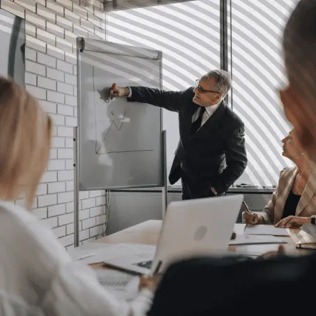 Payment experts reviewing financial strategy
